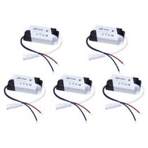 Kit 5 Pcs - Driver Reator Fonte para Led Com Conector 48W...