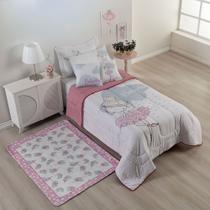 Kit 5 Pçs Edredom Solteiro Infantil e Juvenil Estampado Hipercal 400 Fios