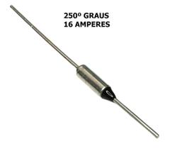 Kit 5 pçs - fusivel termico 16 amperes - 250 graus - 250v