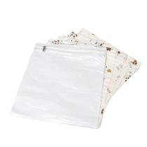 Kit 5 Pçs Saco Organizador Bebê e Infantil Impermeável com Visor e Zíper Kit 5 Pçs Saco Organizador Bebê e Infantil Impermeável com Visor e Zíper