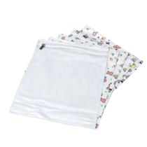 Kit 5 Pçs Saco Organizador Bebê e Infantil Impermeável com Visor e Zíper Kit 5 Pçs Saco Organizador Bebê e Infantil Impermeável com Visor e Zíper