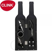 Kit 5 Pcs Vinho Aco Inox Moderno