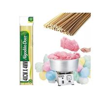 Kit 5 Pct Espeto Vareta Algodão Doce 40cm 100x1 500un Kit 5 Pct Espeto Vareta Algodão Doce 40cm 100x1 500un