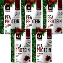 Kit 5 Pea Protein Cacau Rakkau 600g - Vegano - Proteína