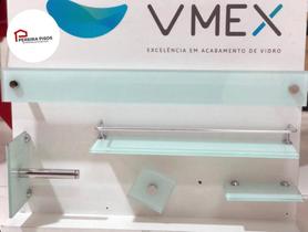 Kit 5 peças acessórios para banheiro vidro Vmex- Incolor