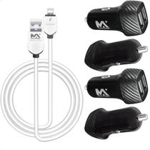 Kit 5 Peças atacado Cabo V8 1m Acompanha Carregado Automotivo Turbo