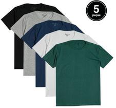 Kit 5 Peças Camisetas Básicas Caps Co