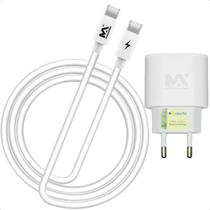 Kit 5 Peças Carregadores Tipo C Para Tipo C Com Fonte Turbo Resistente Bivolt Kit 5 Peças Carregadores Tipo C Para Tipo C Com Fonte Turbo Resistente Bivolt