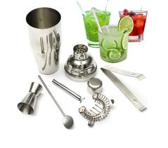 Kit 5 Peças Coqueteleira Caipirinha Barman Bartender Profissional Kit 5 Peças Coqueteleira Caipirinha Barman Bartender Profissional