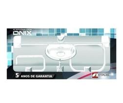 Kit 5 Peças De Acessórios Para Banheiro Cristal Onix Artplas Kit 5 Peças De Acessórios Para Banheiro Cristal Onix Artplas