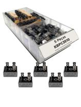 Kit 5 Peças - Díodo Ponte Retificadora Kbpc3510 1000v 35a Kit 5 Peças - Díodo Ponte Retificadora Kbpc3510 1000v 35a