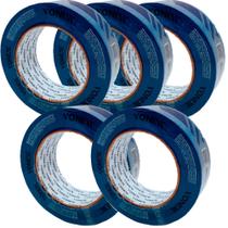 Kit 5 PeÇAs Fita Automotiva 100ºC 38mm X 50m Azul Vonixx