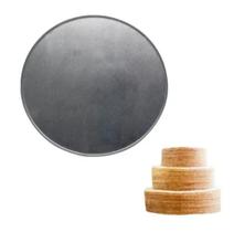 Kit 5 Peças Forma P/ Bolo De Rolo Redonda 20cm Em Alumínio