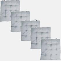 Kit 5 Peças Futton 40x40cm C/Diversas Cores Macio Futon Para Cadeiras Pallets Almofadas Sofás Decoração