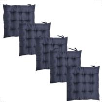 Kit 5 Peças Futton 40x40cm Com Diversas Cores Futon P/ Cadeiras Banquetas Pallets Almofadas Sofás Macio