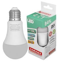 Kit 5 Peças Lâmpada Bulbo Led 12W Bivolt E27 Branco Quente