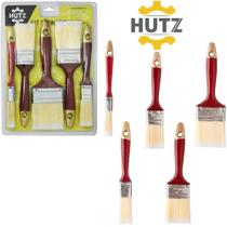 Kit 5 peças pincel profissional varios tamanhos resistente Kit 5 peças pincel profissional varios tamanhos resistente