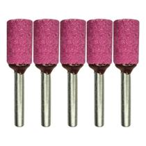 Kit 5 Peças Ponta Montada Rosa Para Retifica C 196 25 X16mm Rebolo Kit 5 Peças Ponta Montada Rosa Para Retifica C 196 25 X16mm Rebolo