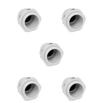 Kit 5 Peças Prensa Cabo Cinza Rosca BSP 1.1/4 Polegada Sibratec - Cinza Claro Kit 5 Peças Prensa Cabo Cinza Rosca BSP 1.1/4 Polegada Sibratec - Cinza Claro
