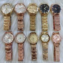 KIT 5 PEÇAS Relógios Feminino a prova dágua rose dourado original RX PALLYJANE DHP KIT 5 PEÇAS Relógios Feminino a prova dágua rose dourado original RX PALLYJANE DHP
