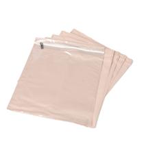 Kit 5 Peças Saco Organizador Impermeável com Zíper e Visor Transparente Ideal para Viagem, Roupas e Mala