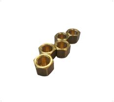 KIT 5 peças - Tampão Fêmea Fechado 1/4" SAE Rosca Interna