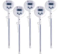 Kit 5 Peças Termometro Tipo Vareta Espeto -10o +250o Mv-363a