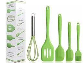 Kit 5 peças utensílios de cozinha silicone