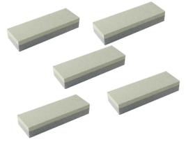Kit 5 pedra de afiar amolar faca dupla face 150 mm top Kit 5 pedra de afiar amolar faca dupla face 150 mm top