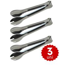 Kit 5 Pegador de Inox 20cm Multiuso Salada Carne Frios Salgado