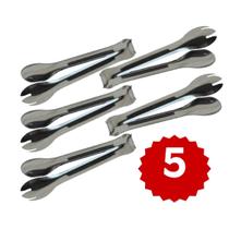 Kit 5 Pegador de Inox 20cm Multiuso Salada Carne Frios Salgado