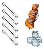 Kit 5 Pegadores Inox Multiuso Carnes Frios Gelo Rodizio Restaurantes Bar