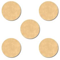 Kit 5 Pele Animal 45Cm Couro S/Aro Conga Bongo Atabaque Luen