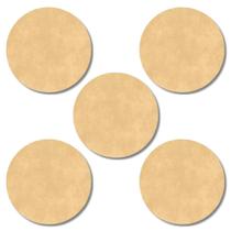 Kit 5 Pele Animal 55Cm Couro S Aro Conga Bongo Atabaque Luen