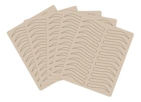 Kit 5 Pele Artificial Microblading Micropigmentação 19x14