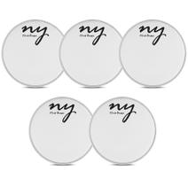 Kit 5 Peles Porosas para Bateria 22" Branca New York Kit 5 Peles Porosas para Bateria 22" Branca New York