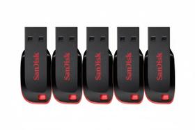 Kit 5 Pen Drive Cruzer Blade 16GB ORIGINAL SANDISK Kit 5 Pen Drive Cruzer Blade 16GB ORIGINAL SANDISK