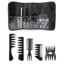 Kit 5 Pentes Profissional Cabelo Cacheado Crespo + Estojo Kit 5 Pentes Profissional Cabelo Cacheado Crespo + Estojo