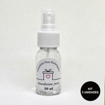 Kit 5 Perfumes Cheirinho para Papel Embalagem Loja Diversos Aromas Aura Home 30ml
