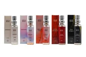 Kit 5 Perfumes Femininos Luc & Ross - 15 Ml Cada