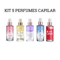 Kit 5 Perfumes p/ Cabelo Antifrizz 60ml cada - Bliss Beauty Kit 5 Perfumes p/ Cabelo Antifrizz 60ml cada - Bliss Beauty