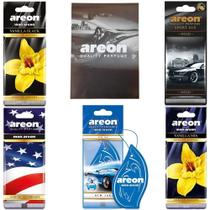 Kit 5 Perfumes Pra Carro Cheirinho Areon E Bloco Com 25 Fls