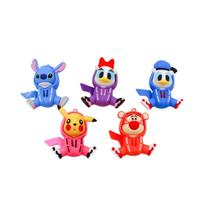 Kit 5 personagens disney moletom