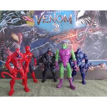 KIT 5 PERSONAGENS VENOM 2 incluindo venom e duende verde