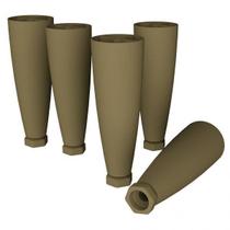 Kit 5 Pés Cônicos para Cozinha Emily