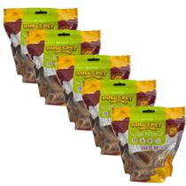 Kit 5 Petisco Cachorro Mini Traqueia Snacks Puresnacks