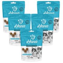 Kit 5 Petisco Hana Para Cachorro Filhote Puppy 80g Kit 5 Petisco Hana Para Cachorro Filhote Puppy 80g