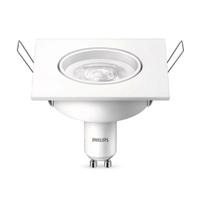 Kit 5 Philips Spot GU10 Led embutir quadrado BV BR Fria - 5W