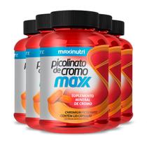 Kit 5 Picolinato de Cromo Maxx Maxinutri 120 Cápsulas Kit 5 Picolinato de Cromo Maxx Maxinutri 120 Cápsulas