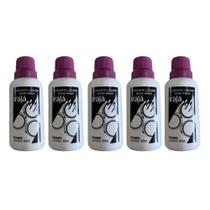 Kit 5 Pigmento Corante Líquido Bisnaga Tinta 50ml Violeta